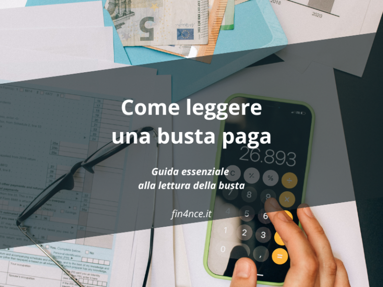 come leggere la busta paga